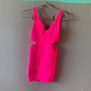 BeBe pink bodycon dress